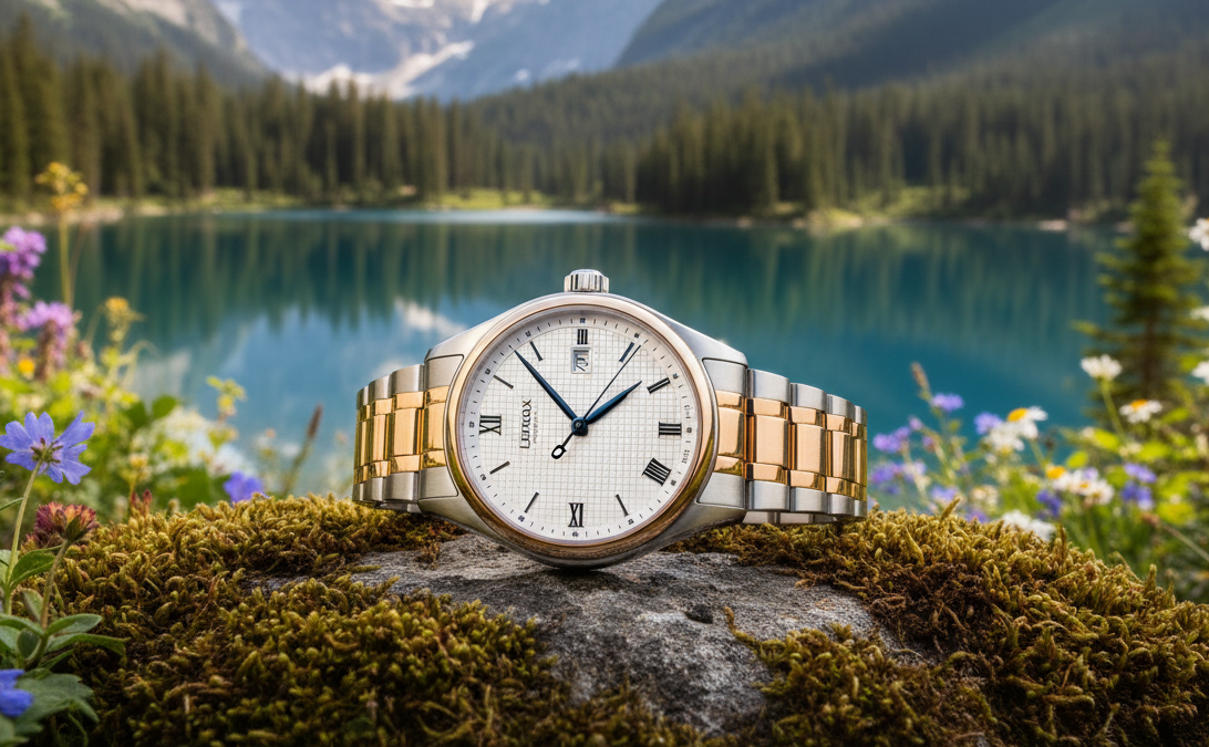 Armbanduhr wird mit einem weichen Tuch gereinigt, Pflege und Werterhalt im Alltag