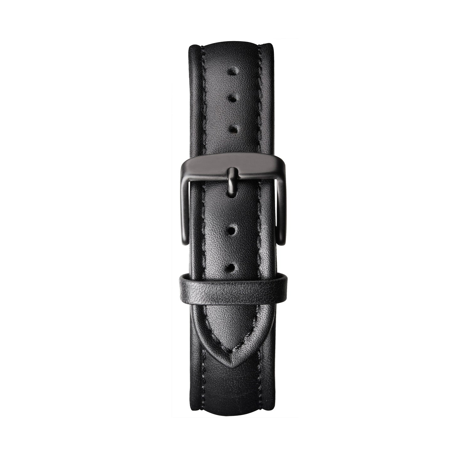 Lederarmband Schwarz, 20 mm