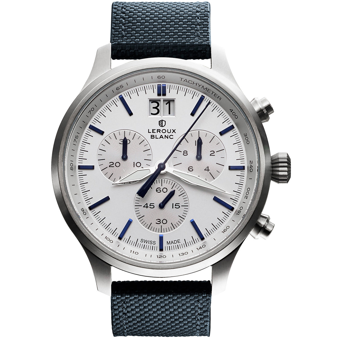 Uhr für Herren mit Blauem Armband